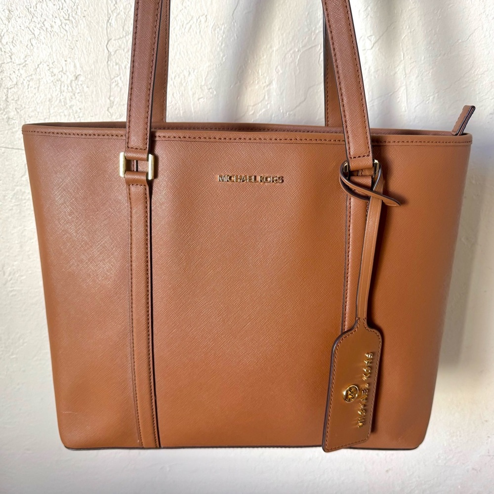 Michael Kors Brown Leather Tote